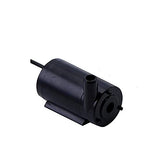 Micro Submersible Pump Mini water pump Dc 6v to 9v (Black)