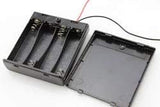 4 x AA 1.5v battery holder with cover and On/Off Switch
