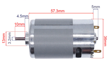 DC motor RS555 High Torque Micro Motor 555 12V Brush motor