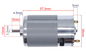DC motor RS555 High Torque Micro Motor 555 12V Brush motor