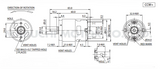 RS-755VC-8514 14.4V 18500rpm high speed 755 DC motor