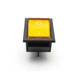 KCD4 YELLOW 250V 16A DPST ON-OFF 4 Pin Rocker Switch