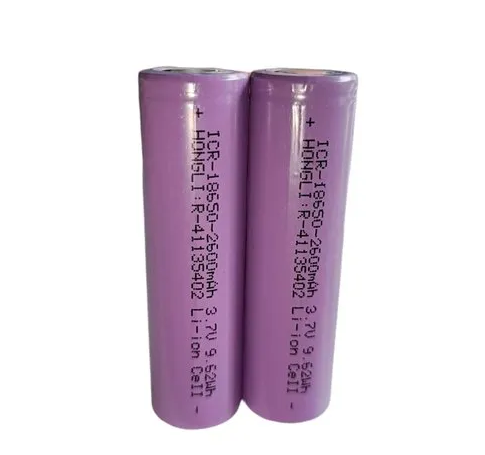 Hongli 2600mAh 18650 Rechargeable Lithium Ion Battery, 3.7 V