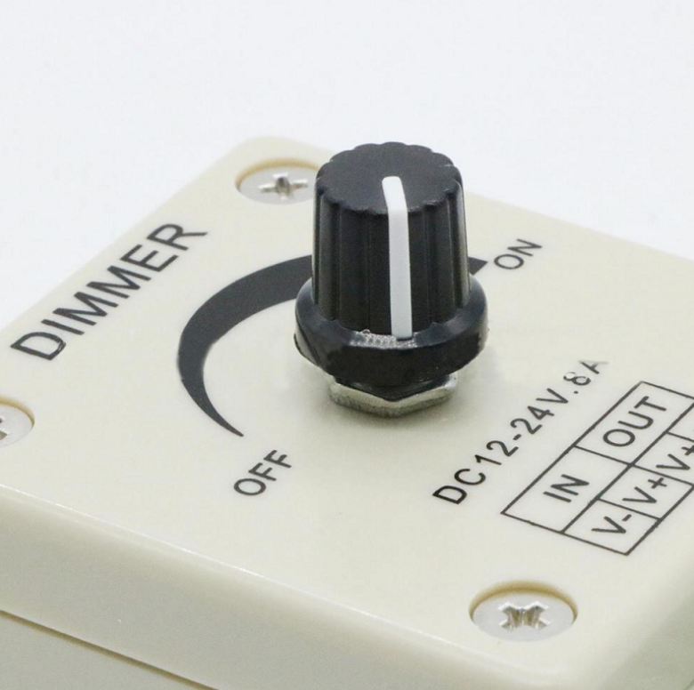 Adjustable Dimmer Switch For Single LED Strip 12V-24V 8A