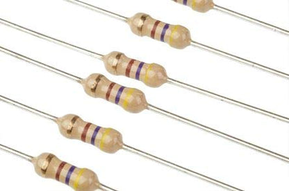 2.7K ohm 1/4 Watt ±5% Tolerance Carbon Film Resistor