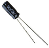 68uf 25V Electrolytic Capacitor