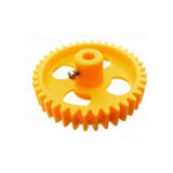 38 Teeth 60mm Plastic Spur Gear 6mm Shaft (yellow)