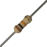 33E ohm 1/4 Watt ±5% Tolerance Carbon Film Resistor