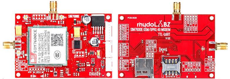 SIM7600 CE 4G GSM GPRS GPS UART Modem – Indian Hobby Center