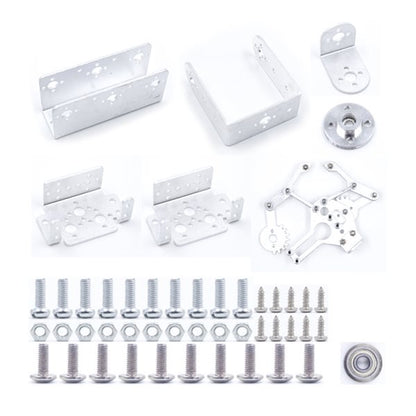 DIY 3DOF 3-Axis Control Palletizing Robot Arm Model with Servo Arm Plate