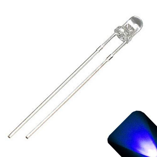 3mm Blue Clear LED