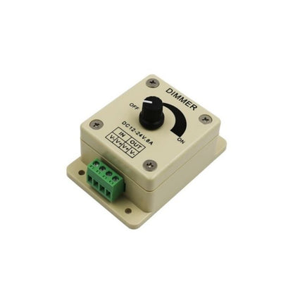 Adjustable Dimmer Switch For Single LED Strip 12V-24V 8A