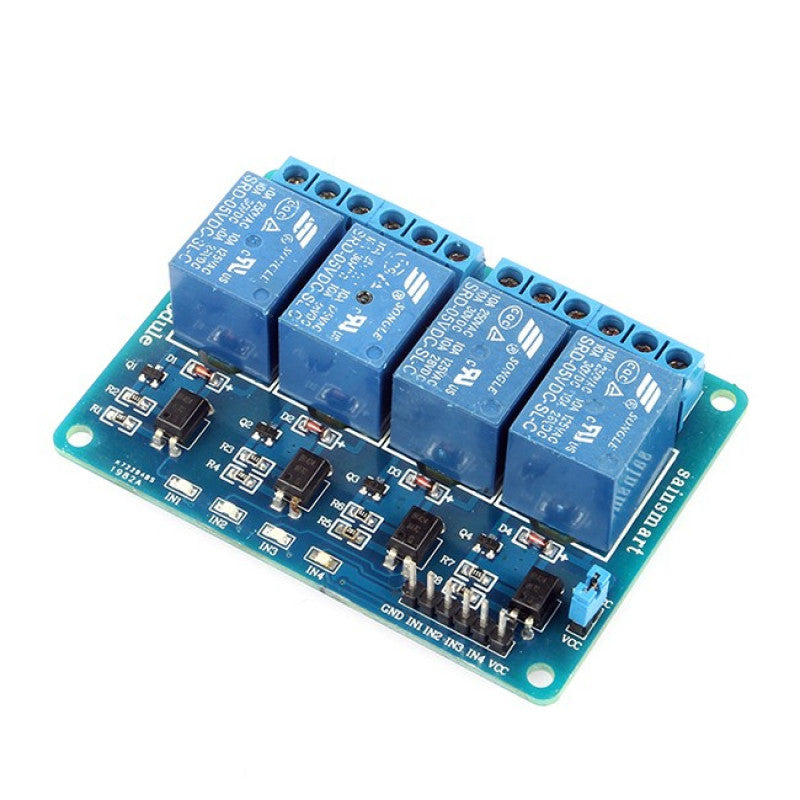 5V 4Ch 10A Relay Module with Optocoupler
