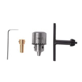 Mini Electric Drill Chuck 0.3-4mm JTO Taper Mounted Lathe PCB Drill Press for Motor Shaft Connecting Rod