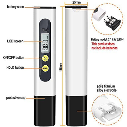 Tds Meter for ro Water Testing Meter, Digital LCD Tds Meter Water filter Tester