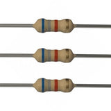 4.7K ohm 1/4 Watt ±5% Tolerance Carbon Film Resistor