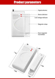 433 MHz Wireless Door / Window Magnetic Sensor for Home Security Alarm Systems
