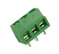 3 Pin 5mm Pitch PBT Connector Terminal Block Green