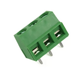 3 Pin PBT Connector Terminal Block Green