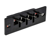 Panel Mount Speaker Terminal Socket, 4 Way, 3A, Quick Connect Termination