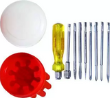 FREEMANS Long Handle Screwdriver Set (Set of 8)