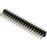 40x2  Berg Strip Male Double Header Pin 2.54mm Double Row (Pack of 1)