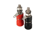 4mm Banana Socket Binding Post Nut Banana Plug Jack Connector (Pack of 2)