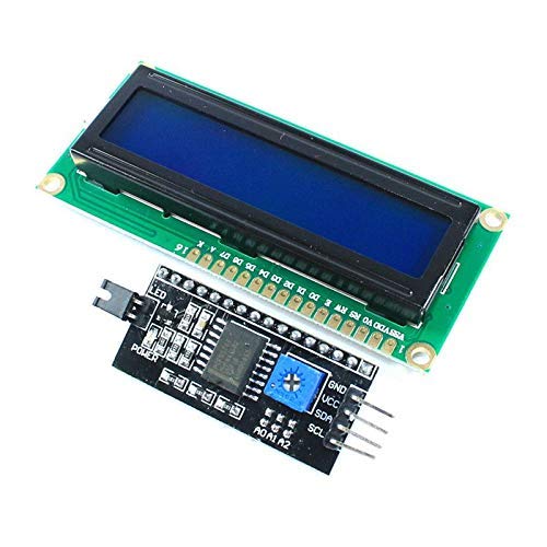 16x2 LCD with I2C Module (Blue)