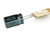 470uf 25v Electrolytic Capacitor (1 Pc)
