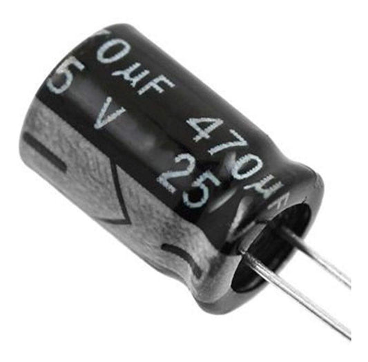 470uf 25v Electrolytic Capacitor - 8X12 (1 Pc)