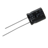 220uF 50V Electrolytic Capacitor