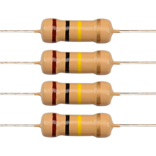 100K ohm 1/4 Watt ±5% Tolerance Carbon Film Resistor