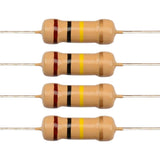 100K ohm 1/4 Watt ±5% Tolerance Carbon Film Resistor