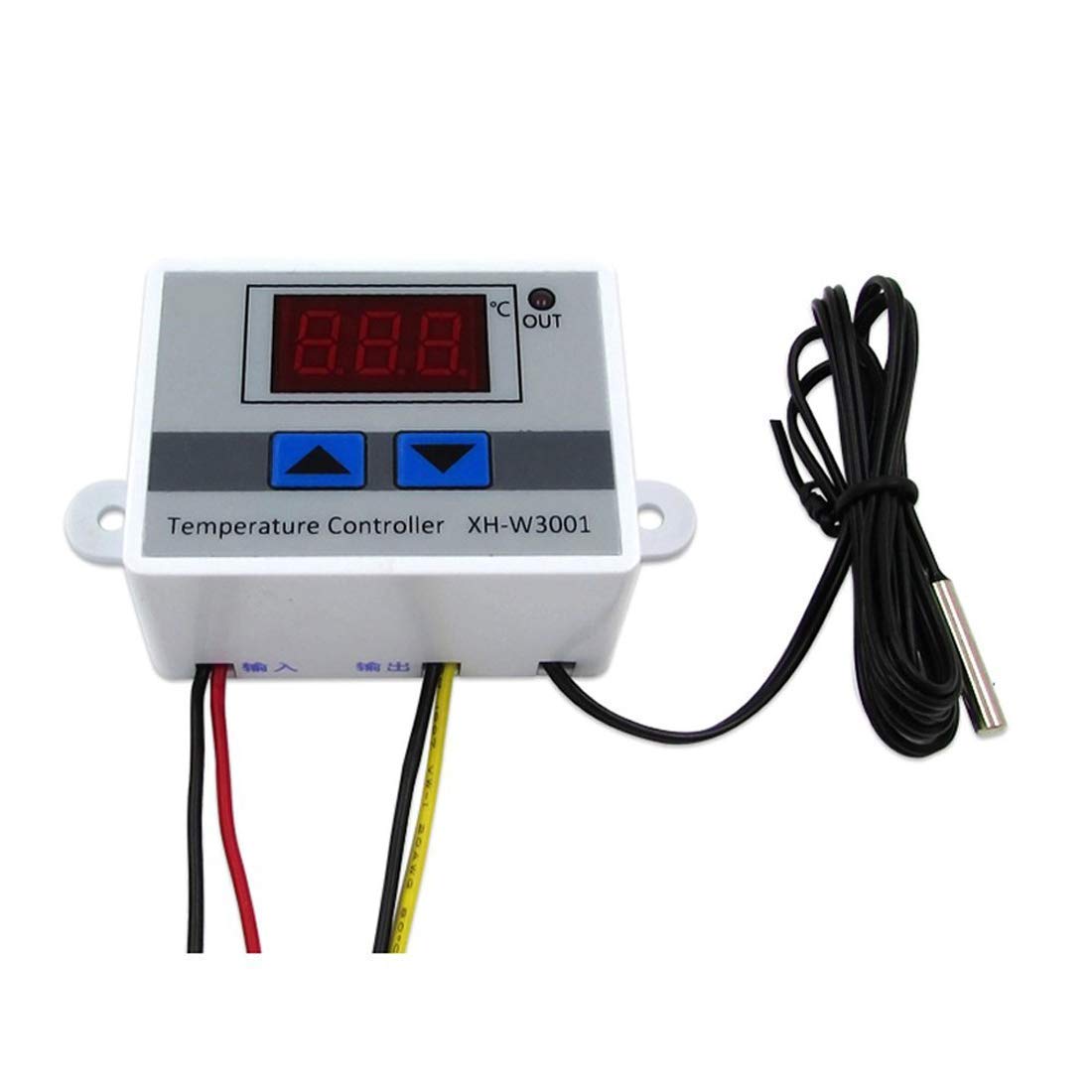 XH W3001 (12V-10A-120W) Digital LED Temperature Controller Module Temperature Control Thermostat (-50 to 110°) with Waterproof Probe