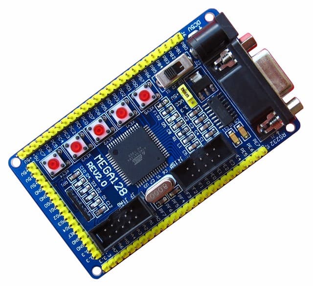 Mega128 MINI ATMEGA128 Development Kit Board For ATMEL – Indian Hobby ...