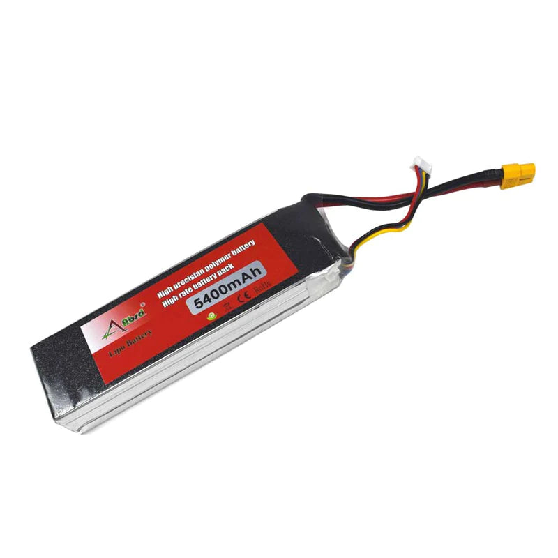 ABSD 11.1V 5400mAh 3S 30C Lithium Polymer Battery LiPo