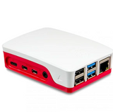 Raspberry Pi 4 Case Red & White