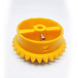24 Teeth Bevel Gear 6mm Shaft (Yellow)