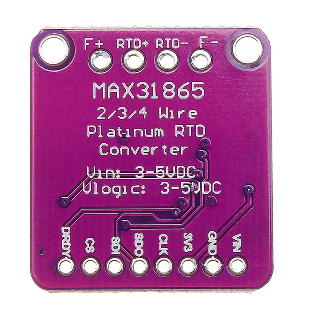 MAX31865 2/3/4 wire Platinum RTD Converter Resistance Temperature Detector Module PT100-PT1000