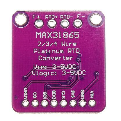 MAX31865 2/3/4 wire Platinum RTD Converter Resistance Temperature Detector Module PT100-PT1000