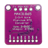 MAX31865 2/3/4 wire Platinum RTD Converter/Platinum Resistance Temperature Detector Module