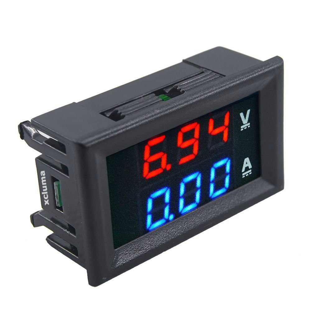 Digital Voltmeter with Ammeter 10A (0-29.9V DC)