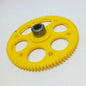 (THIN) 86 Teeth 55.5mm Spur Gear 6 mm Shaft (Yellow)