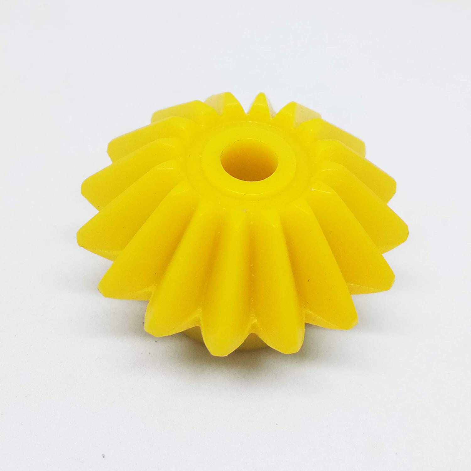 16 Teeth Plastic Bevel Gear 6MM Shaft (yellow)
