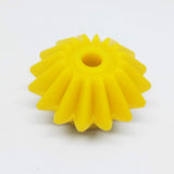 16 Teeth Plastic Bevel Gear 6MM Shaft (yellow)