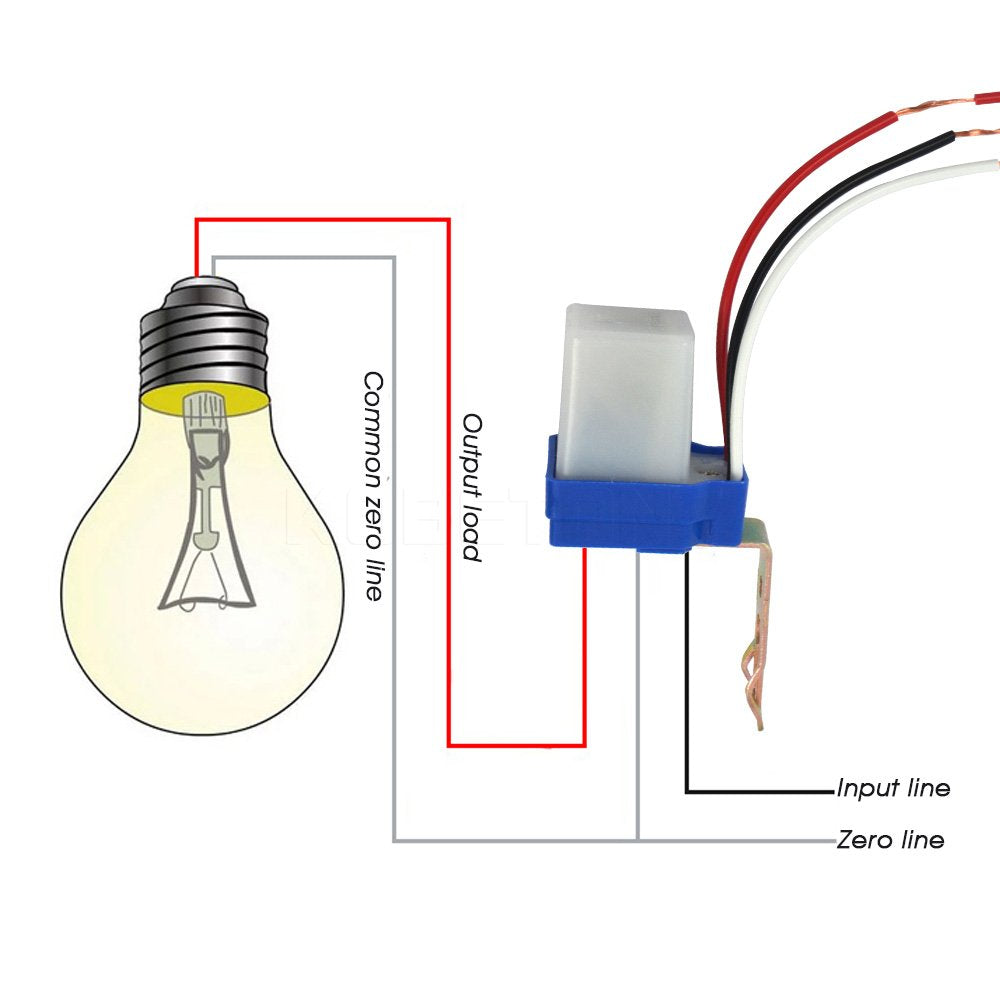 Photoelectric Street Lighting Controller - Auto Operated Control Switch (AS-10-220) AC-220V, 10a