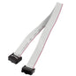 10 Pin FRC Cable with Female to Female 2.54mm Pitch Connector 7" Long