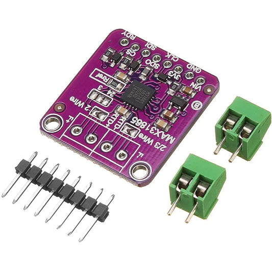 MAX31865 2/3/4 wire Platinum RTD Converter Resistance Temperature Detector Module PT100-PT1000