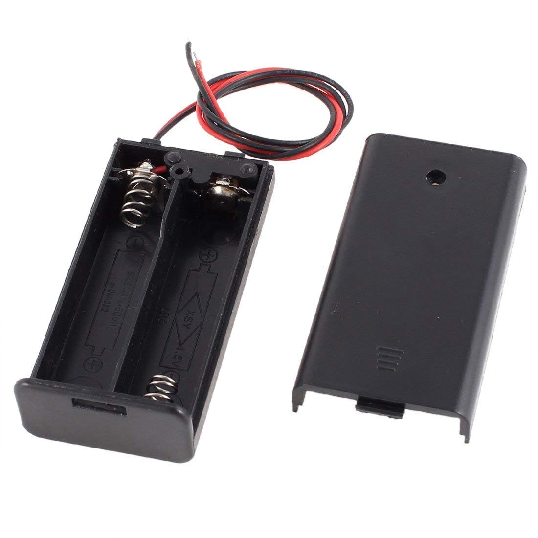 2 x AA 1.5v battery holder with cover and On/Off Switch