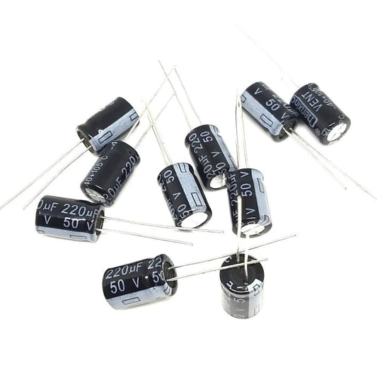 220uF 50V Electrolytic Capacitor